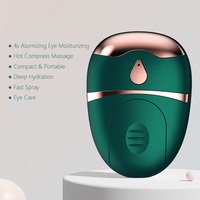 Masseur oculaire portable rechargeable avec brume atomisante, compresse chaude à 3 niveaux, appareil de soin des yeux pour soulager la fatigue oculaire et les yeux secs