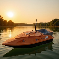 Nouveau modèle de bateau à appât silencieux sans balais 12V haute vitesse avec positionnement, retour automatique, sondeur GPS et positionnement à un bouton 500-600M