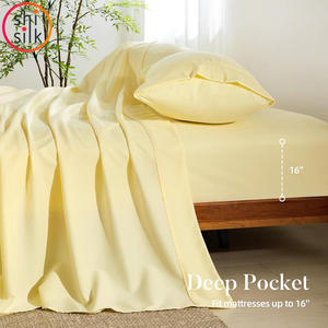 Parure de lit en Lyocell 100% Bambou, taille FULL (Double) 93*96, biologique, rafraîchissante, respirante, 300TC, écologique - Product Image 2