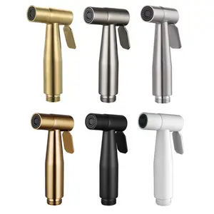Hot-selling Factory Turkey 304 Stainless Steel Bathroom Faucet Shattaf Portable Toilet Bidets Sprayer Accessories For Lavatory