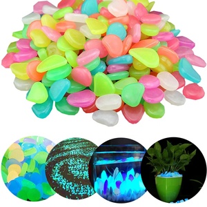 Pierres Lumineuses, Galets Luminescents pour Aménagement Paysager, Roche Fluorescente pour Décoration d'Aquarium et de Bassin, Pierre Lumineuse - Product Image 1