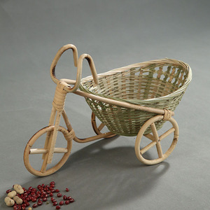 Handmade Rustic Bamboo Woven <strong>Small</strong> <strong>Storage</strong> <strong>Basket</strong>-Eco-Friendly Multi-Purpose Home Decor for Fruits Wine &amp; Miscellaneous Items - Product Image 6