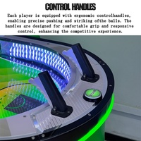 Machine de jeu d'arcade de simulation de football et de tennis de table à monnayeur pour parents et enfants