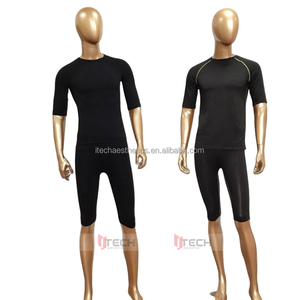 Ems下着ブラックMiha BodytecスーツフルボディEmsトレーニングスーツ電気筋肉刺激フィットネスマシン用 - Product Image 1