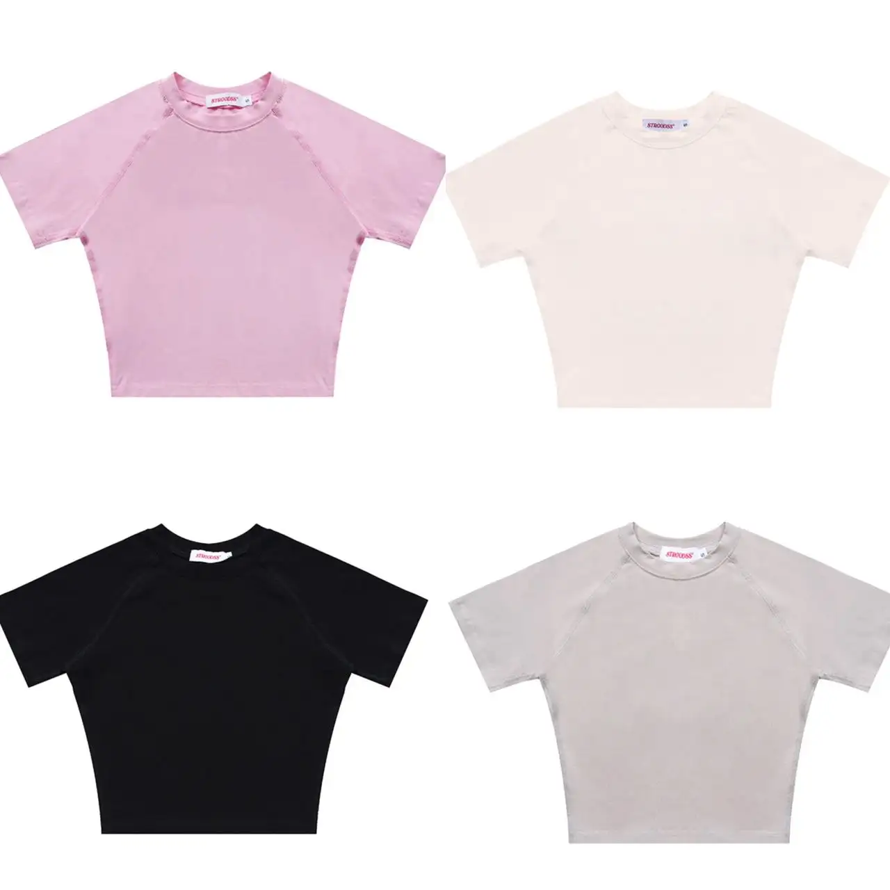 Camiseta de bebê feminina top de mujer y2k, camiseta em branco de algodão e elastano, camiseta com desenho feminino, camiseta feminina 2024