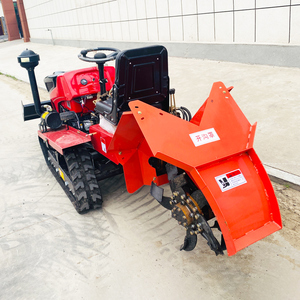 <span class=keywords><strong>Motocoltivatore</strong></span> Rotativo a Ruote Grandi 4WD, Macchina Agricola per Aratura, Attrezzatura Agricola Diesel ad Alta Efficienza per Dissodamento Profondo - Product Image 6