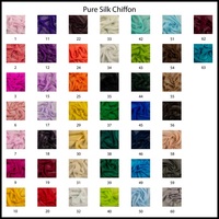 Tissu en mousseline de soie pure de haute qualité personnalisé OEM & ODM