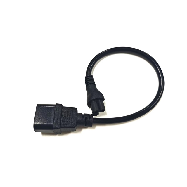 C14 to C5 Power Cord 35cm 0.75mm2 H05VV-F 3Core Mickey Mouse Cable Replacement AC Adapter Cord for Laptop Monitor and Projector
