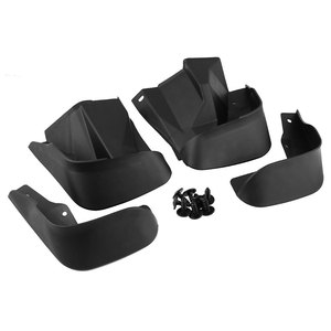 Garde-boue Honda Civic en plastique noir, pare-intempéries 96-00, installation facile WE035 - Product Image 1