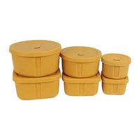 Boîte à lunch en silicone anti-fuite de taille multiple Conteneurs de conservation des aliments sous vide pour le voyage