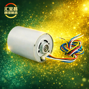มอเตอร์ไร้แปรงถ่าน Huibaochang 3650 มอเตอร์ไฟฟ้าขนาดเล็กแบบ DC พร้อมระบบป้องกัน EMC สำหรับปืนนวด - Product Image 1