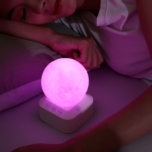 Mesin kebisingan putih 24 suara menenangkan 7 warna lampu malam portabel perjalanan rumah tangga alat tidur kebisingan putih untuk bayi - Product Image 5