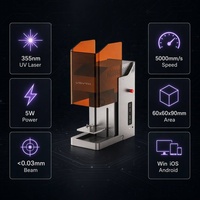Machine de gravure laser UV Genesis-U 355 nm pour verre cristallin, gravure interne 3D, marquage haute vitesse 5000 mm/s