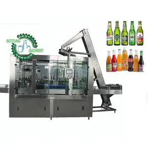 5000bph 3 en 1 PANTALLA TÁCTIL pantalla de aluminio ca p botella de vidrio botella de soda burbuja de agua bebida cerveza CO2 isobar bebida línea de llenado