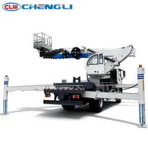 รถบรรทุกติดตั้งเครื่องจักรยกแบบยืดหดได้ 1suzu 45 เมตร รุ่น Giga สำหรับงานบำรุงรักษาในพื้นที่สูง - Product Image 2