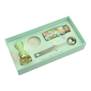 Testa di timbro di cera sigillante Scrapbooking fai da te inviti di nozze <span class=keywords><strong>Album</strong></span> <span class=keywords><strong>fotografico</strong></span> timbro di sigillo dedicato testa in ottone sostituibile - Product Image 4