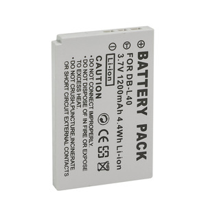 DB-L40 1200mAh Battery for Sanyo DMX-HD1 E760 HD875 HD2 HD7 <b>Camera</b> CE RoHS Certified Wholesale Bulk 0-Cycle Premium - Product Image 1