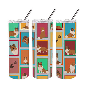 Vaso Delgado de Acero Inoxidable Sheltie - Product Image 5