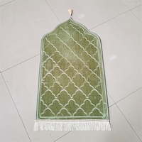 Couverture de culte de haute qualité en gros personnalisé Raschel tapis de prière musulman de Dubaï tapis de prière