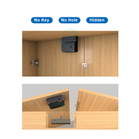 TTlock App Smart RFID Card Access Serrure d'armoire cachée Casier de tiroir invisible pour une utilisation au bureau à domicile