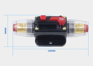 Interruttore Automatico Resettabile 20A 30A 40A 50A 60A 80A 100A 125A 150A, Fusibile Resettabile 12-24V DC per Auto e Camion - Product Image 6