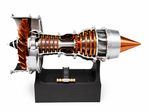 Modello di Motore Turbofan per Aviazione SCIEDU, Elettricamente Azionabile e a Velocità Regolabile - Product Image 4