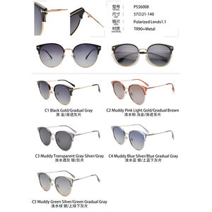 Lunettes de soleil en métal oem tr90, protection uv400, polarisées, logo personnalisé, lunettes de soleil - Product Image 3