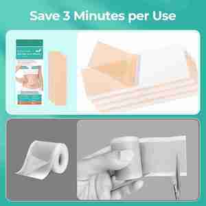 Cinta de Silicona para Cicatrices, 6 Unidades - Cinta de Silicona de Grado Médico para Cicatrices Quirúrgicas, Láminas de Silicona Reutilizables para Cicatrices de Cesárea, Cirugía - Product Image 4