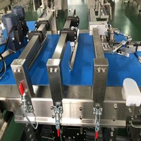 Ligne d'alimentation et d'emballage automatique avec machine d'emballage à flux horizontal pour biscuits multi-couches, biscuits, en-cas