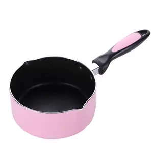 एल्यूमीनियम nonstick सॉस पैन तुरंत नूडल खाना पकाने के बर्तन बच्चे को खाना रसोई सामान जापानी मिनी सूप stockpot सस्ते दूध पैन