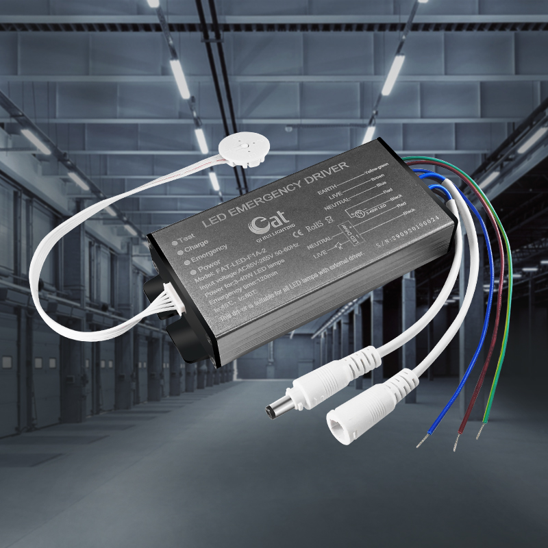 Перезаряжаемый аварийный батарейный блок для светодиодной аварийной лампы