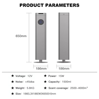 Diffuseur de parfum électrique commercial à poser au sol, très vendu, 1500 ml, grande surface, huile parfumée pour hôtel, sans eau, 1 an
