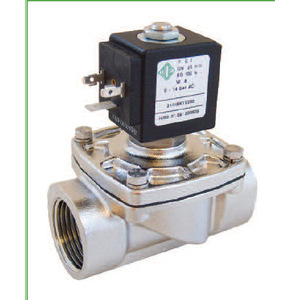 Solenoid Valve G 3/8 Ac 230 <b>V</b> 0 10 <b>Bar</b> Stainless Steel For Control Valves - Product Image 1