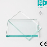 3mm 4mm 5mm 6mm 8mm couleur claire réfléchissante fenêtre de salle de bains feuille de verre flottante sans cadre