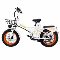 Vélo électrique pliable GARAGE : pneus larges de 20 pouces, pliage rapide, batterie au lithium amovible et moteur puissant.