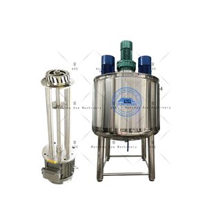 Stainless Steel Mixing Tank <strong>Reactor</strong> With <strong>Agitator</strong>/Blender <strong>Used</strong> for Food/Beverages/Cosmetics - Product Image 1