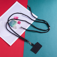Cordon Universel en Nylon pour Téléphone Portable, Lanière Réglable en Bandoulière avec Patch d'Attache Couleur