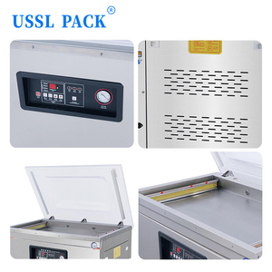 Máquina de Envasado al Vacío Vertical con 500 Barras de Sellado Dobles Uniloculares y Controles Digitales para la Conservación de Alimentos Instantáneos y Carnes a Granel - Product Image 5