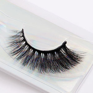 Faux cils naturels à base de fibres synthétiques, faits à la main, avec bande invisible, pour marque privée, vente en gros - Product Image 2
