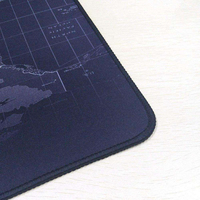 Tapis de souris de jeu XXL avec carte du monde, antidérapant, 800*300*3mm, motif carte du monde pour les joueurs et l'usage domestique