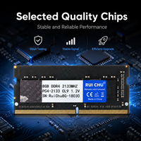 Module de mémoire RAM pour ordinateur portable RuiChu DDR4 8 Go 2133 MHz 2400 MHz 2666 MHz PC4-21300 SODIMM 260 broches pour mise à niveau de notebook, RAM stable