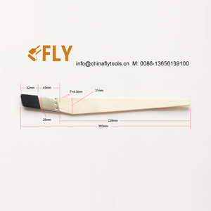 Pennelli per pittura con manico in legno piegati - Product Image 2