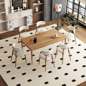 Sillas de comedor y restaurante cómodas con respaldo alto para cafetería, tocador para sala de estar con asiento de Marco - Product Image 5