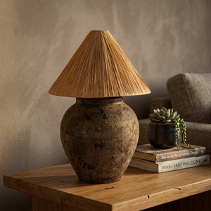 Lampe sur pied Home Basket en argile Anindya - Product Image 3