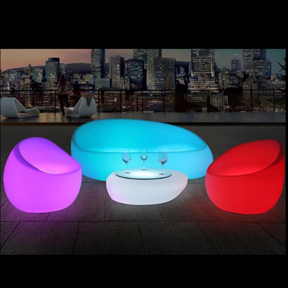 Новый современный дизайн мебель пульт дистанционного управления 16 видов цветов Изменение барный стул с подсветкой диван со светодиодной подсветкой для ночного клуба диваны