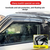 Untuk Chery ICAR 03T Pelindung Matahari & Hujan - Desain Tebal Lebar untuk Pemasangan di Jendela dan Kaca Spion