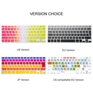 Vente en gros protecteur de <span class=keywords><strong>clavier</strong></span> <span class=keywords><strong>housse</strong></span> en silicone étanche à la poussière Version américaine pour nouveau MacBook Pro 14 16 2021 A2442 A2485 - Product Image 4