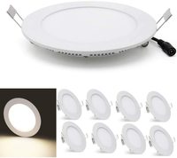 Prix de plafonnier à gradation à montage encastré fabricant 18W SMD2835 CE EMC LVD RoHS ERP approuvé panneau lumineux LED rond
