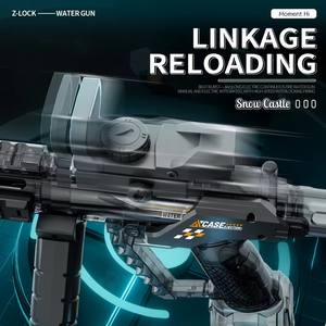 Pistola de Agua Eléctrica Automática de Largo Alcance con Luces LED para Niños, Juguete de Verano para Jardín - Product Image 4