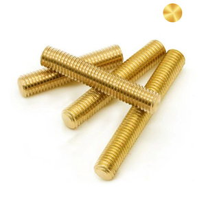 Tiges filetées en laiton H59, plaquées zinc/noir, M3-M20, longueur <span class=keywords><strong>1M</strong></span>, haute qualité, DIN 975, barres filetées personnalisées, résistantes à la corrosion - Product Image 2